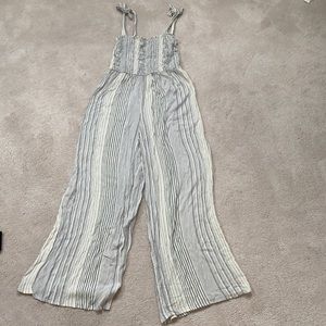 Japna tie tank striped romper